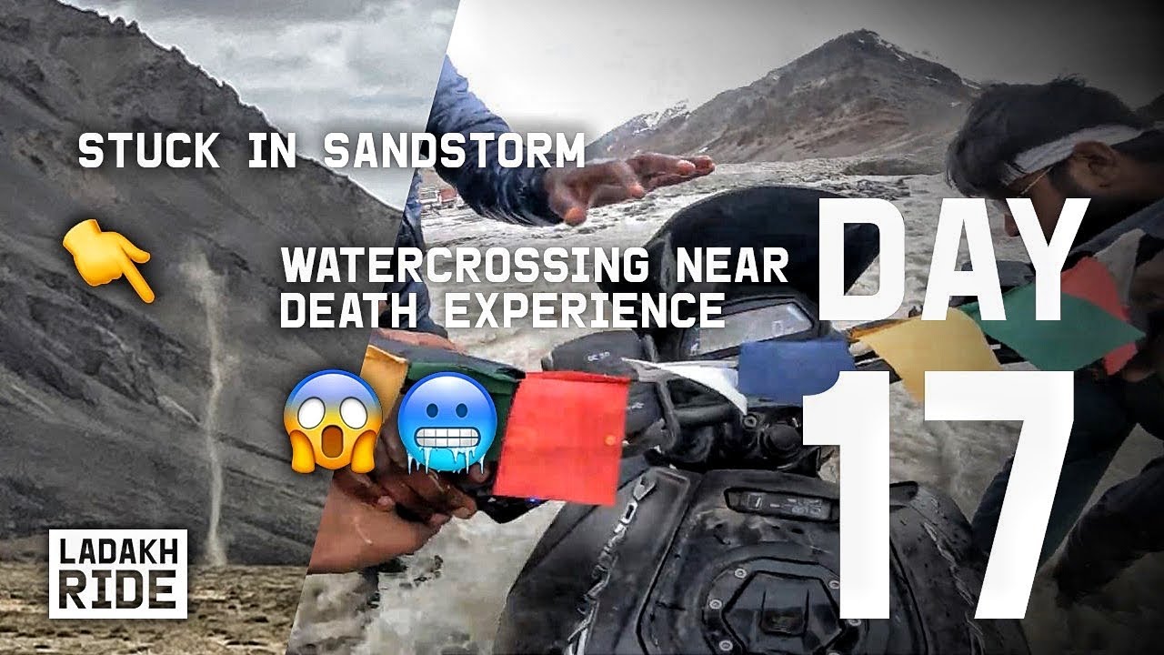 NEAR DEATH EXPERIENCE STUCK IN WATER CROSSING | Karu - Jispa | Ep 17 | Kerala to Ladakh Ride