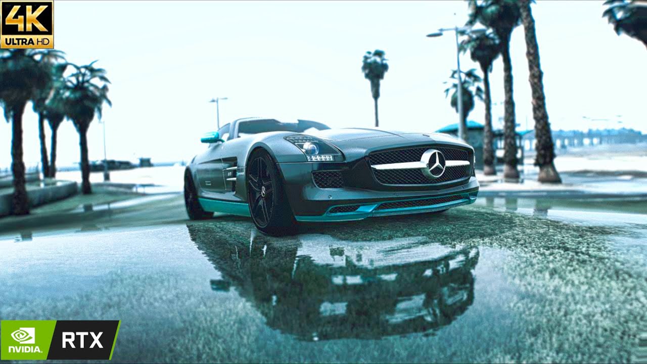 Grand Theft Auto 5 RTX 3090 (Realistic Next Gen RTX Graphics Mercedes)