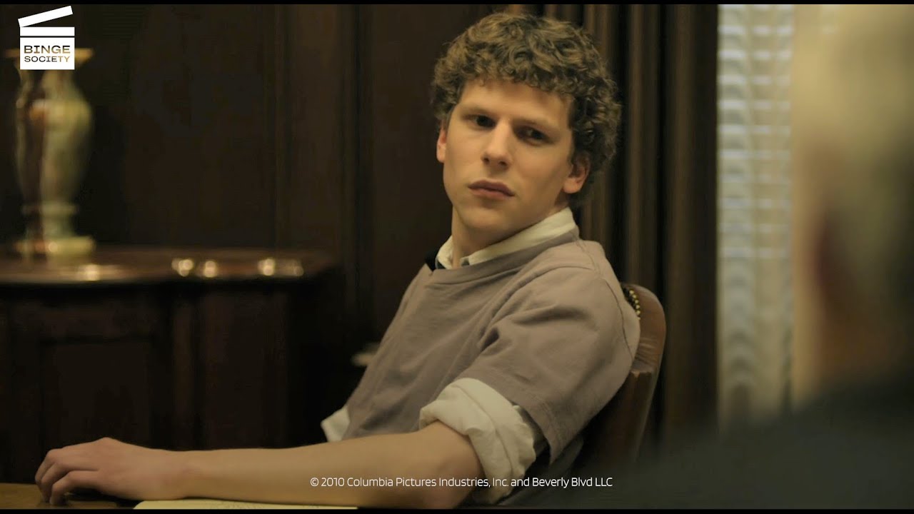The Social Network: Cease and desist letter HD CLIP