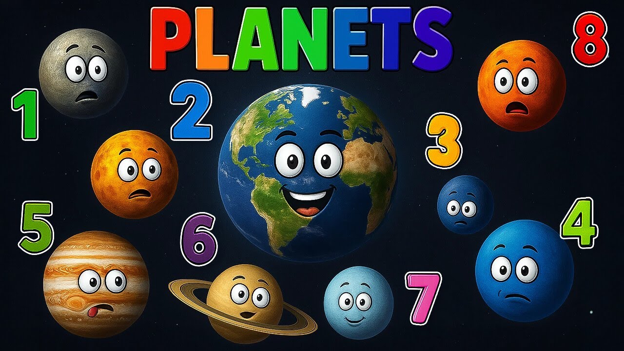 8 Planets of the Solar System 🌍🪐 | Simple Space Learning for Kids
