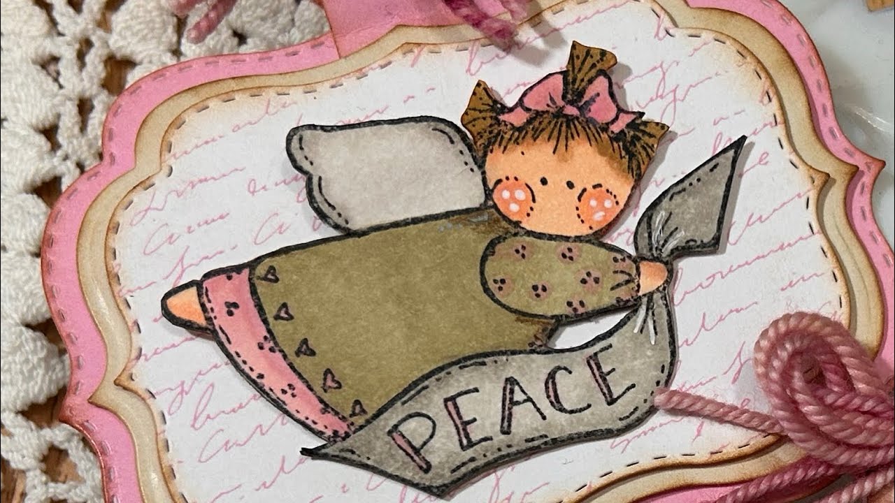Эпизод 24-2025: Ангел Мира. Теги #satmornmakes и #2crafters1design