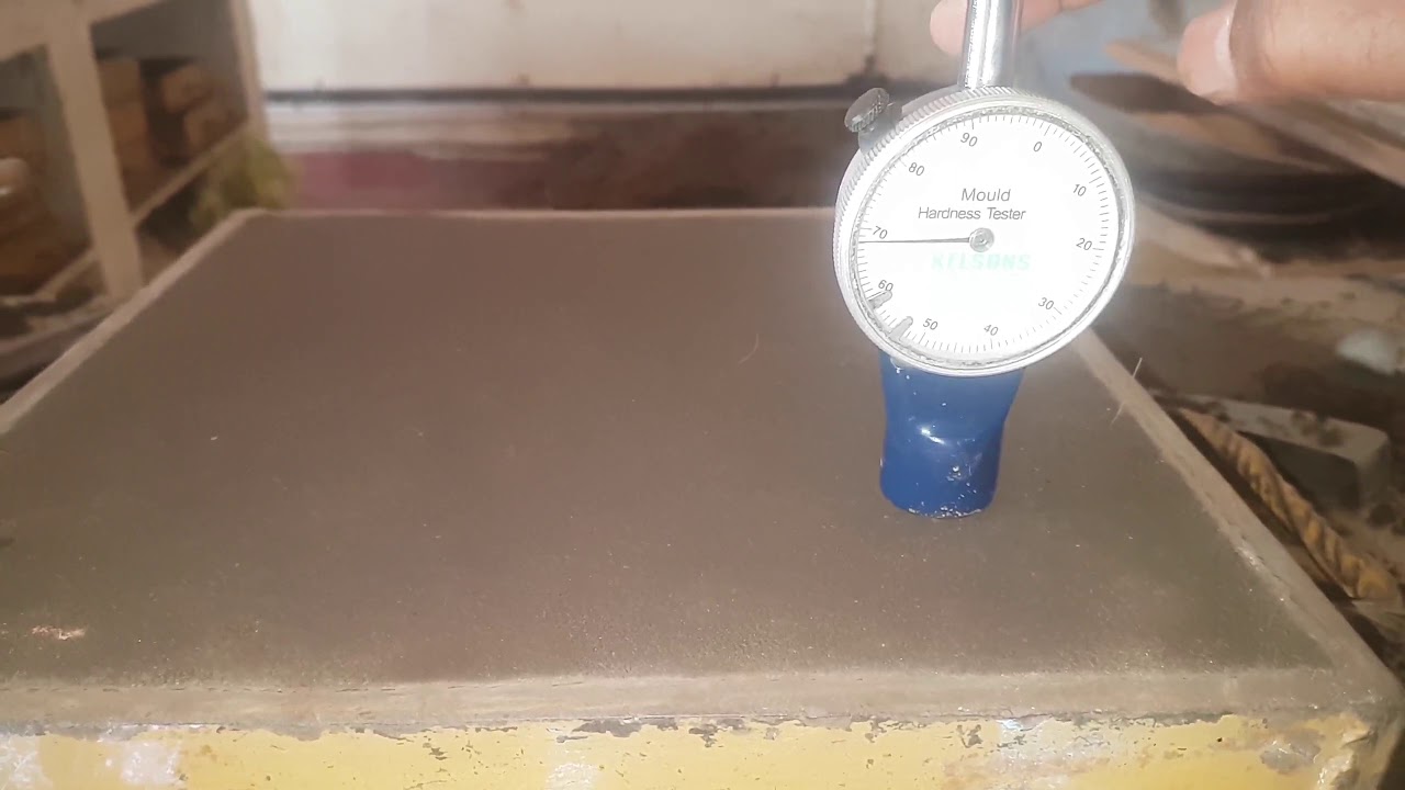 Foundry Lab Mold Hardness Test - (Mechanical Department)