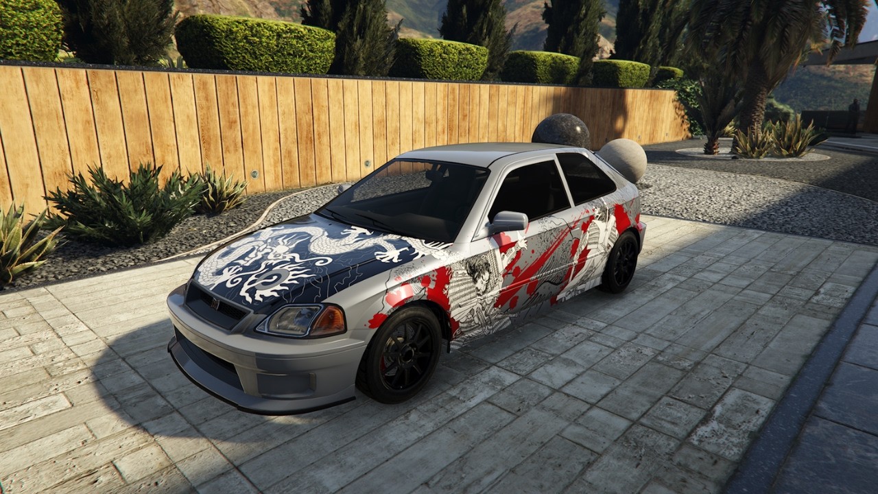 GTA 5 How to get RARE Street Samurai on Dinka Blista Kanjo with customization