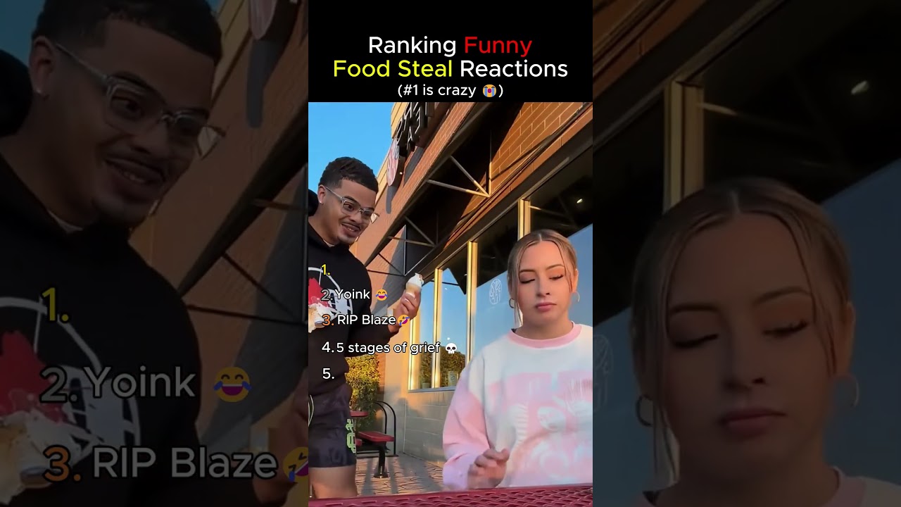 Ranking Funny Food Steal Reactions 😭😭
