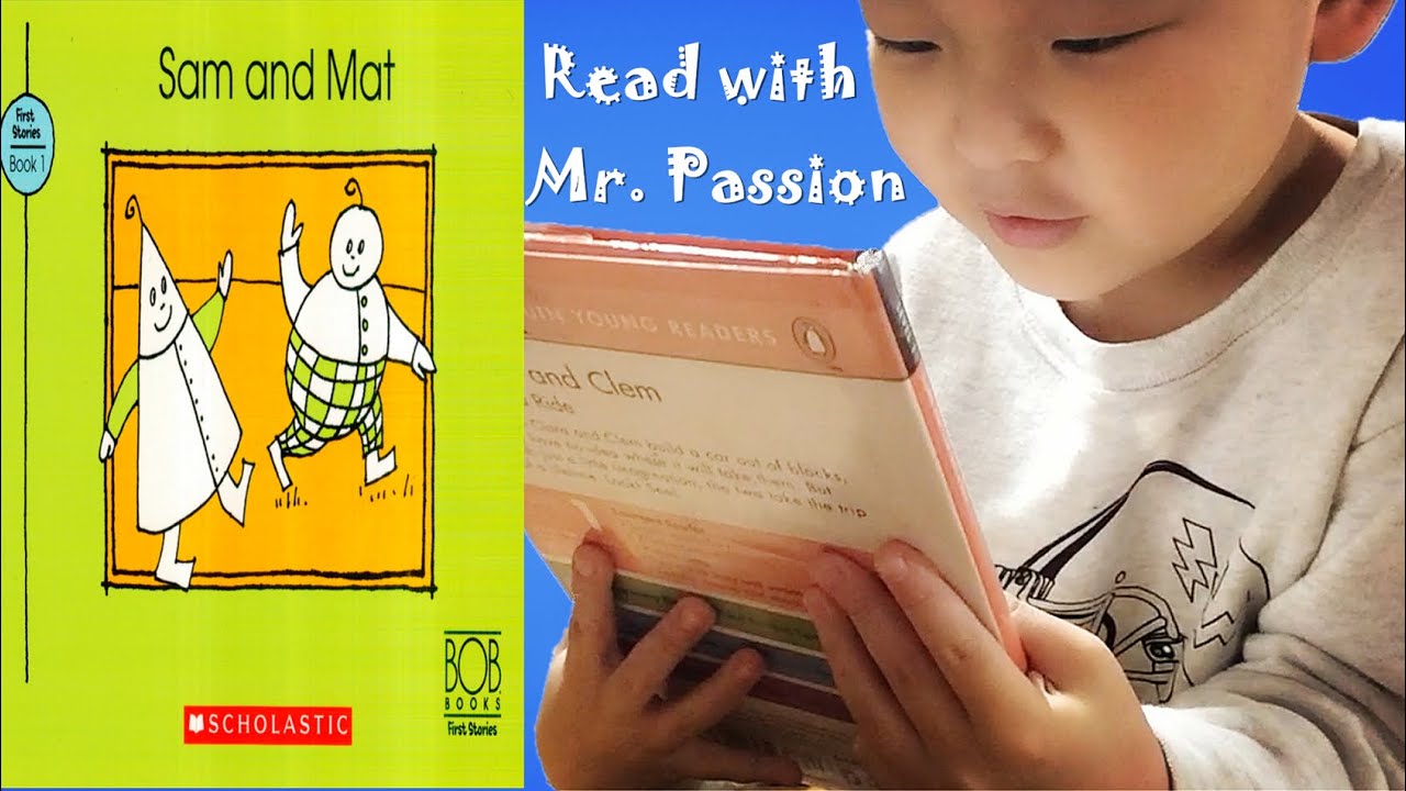 KIDS READ ALOUD BOOKS| 'SAM AND MAT' BY Lynn Maslen Kertell| Bob Books First Stories Series Ages 3-7