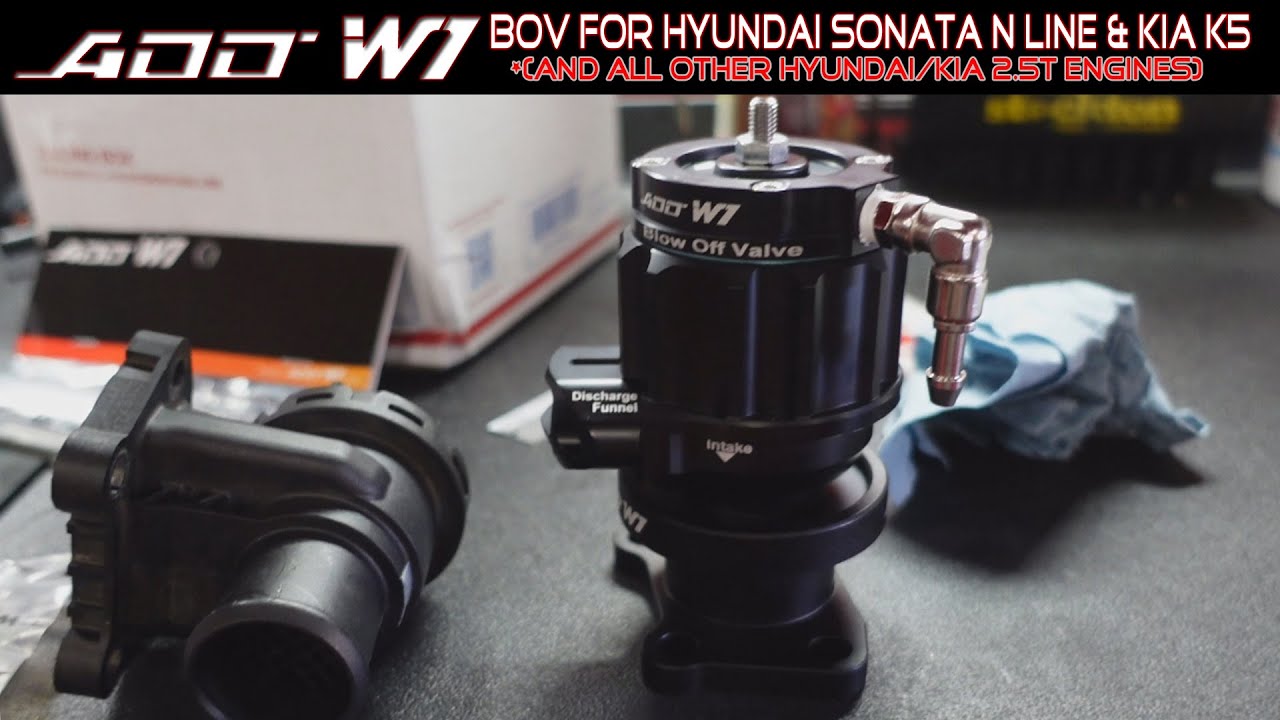 ADD W1 Blow Off Valve - Install & Review - Hyundai Sonata N Line / Kia K5 GT + 2.5T KDM Engines!