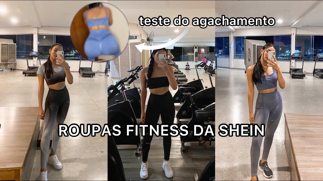 ROUPA DE ACADEMIA DA SHEIN | provei tudo + valeu mesmo a pena? 🏋🏻‍♀️