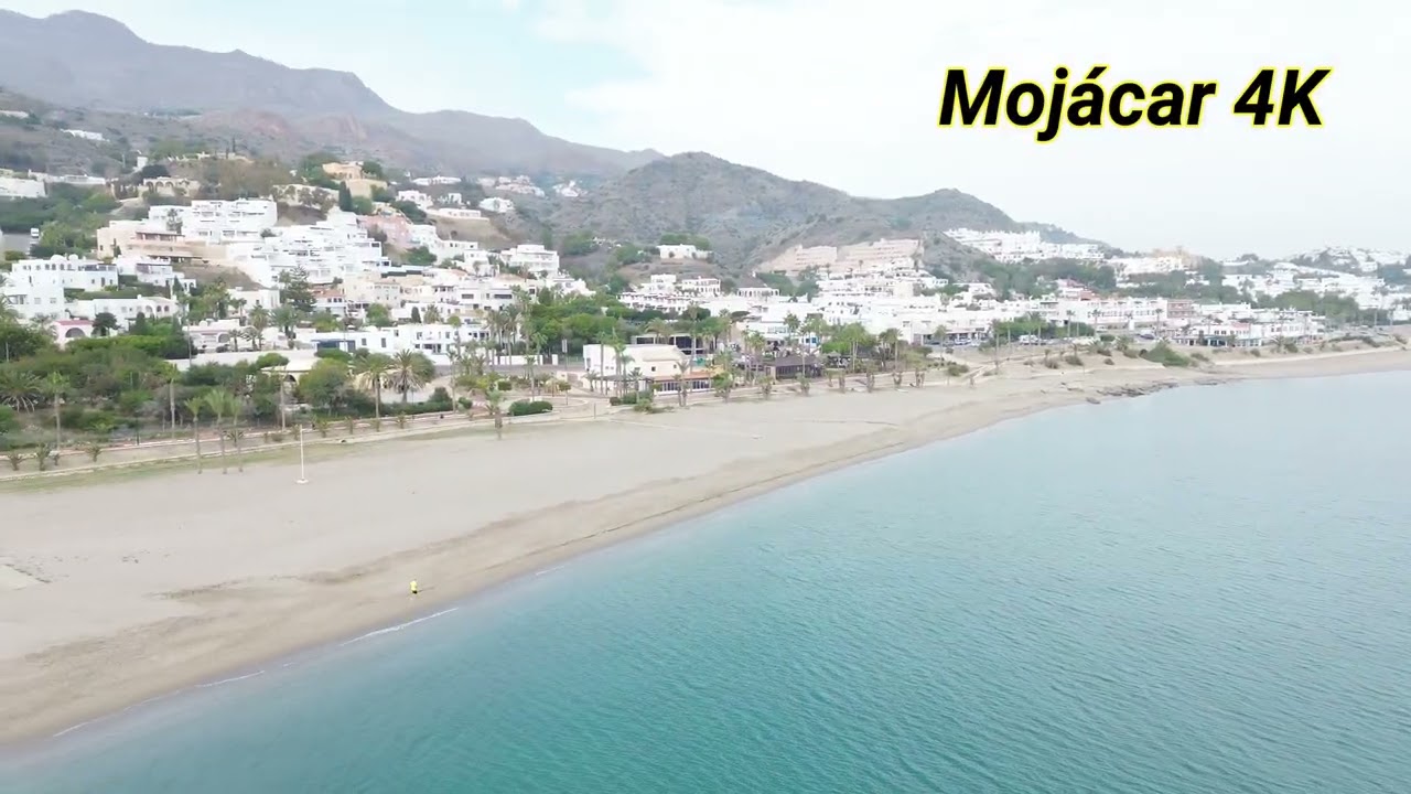 Mojácar 4K Dron desde el aíre 