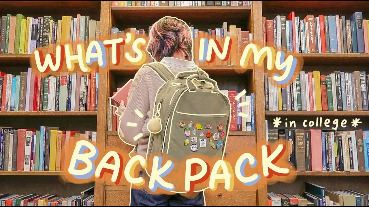что в моем рюкзаке 🎒 мои необходимые вещи для колледжа
