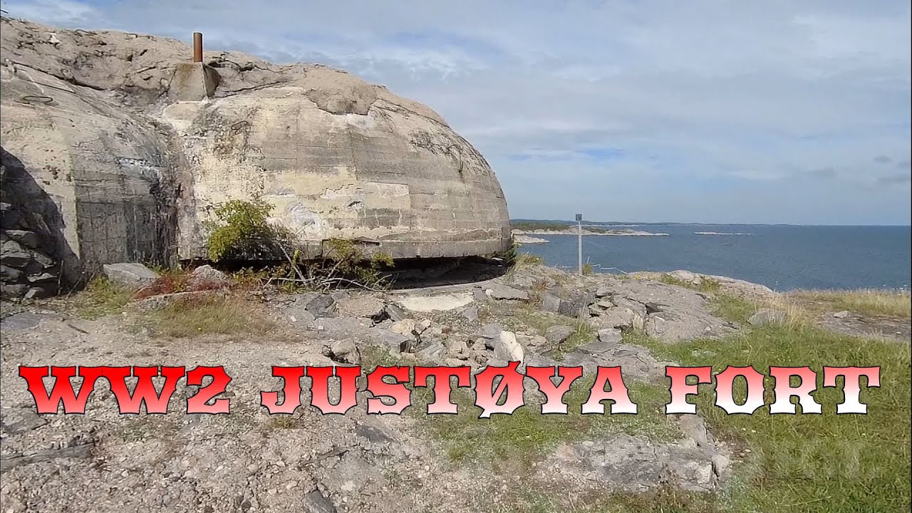 WW2 Justøya WW2 Nazi Germany  Fort Atlantic Wall (South On Norway Coast Line) History Exploring