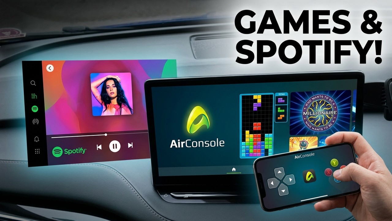 My Skoda Just Got Spotify and AirConsole Games
