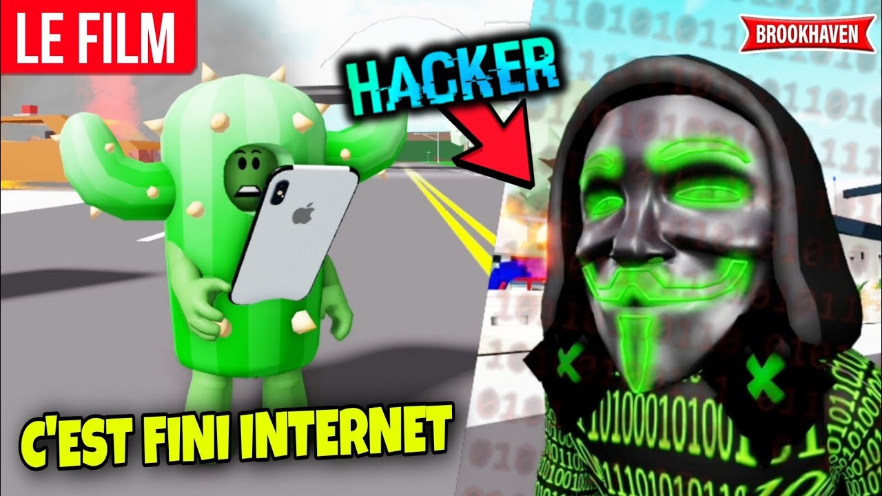 CACTUS CONTRE LE HACKER LE PLUS PUISSANT ! (LE FILM) BROOKHAVEN - ROBLOX