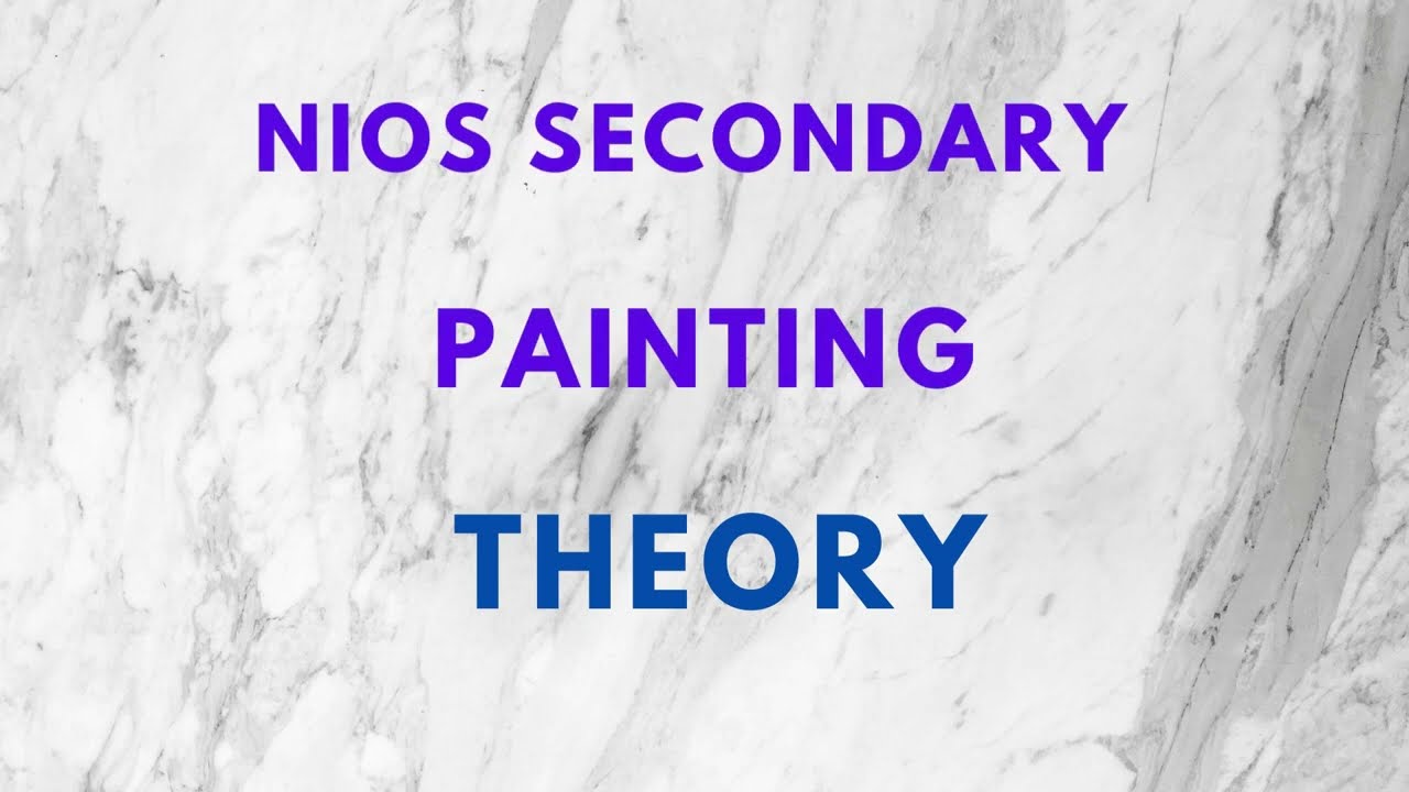 NIOS | SECONDARY | PAINTING | ALL CHAPTERS FROM 1 TO 9 | NIOS MADE EASY | #shorts |#YouTubeShorts