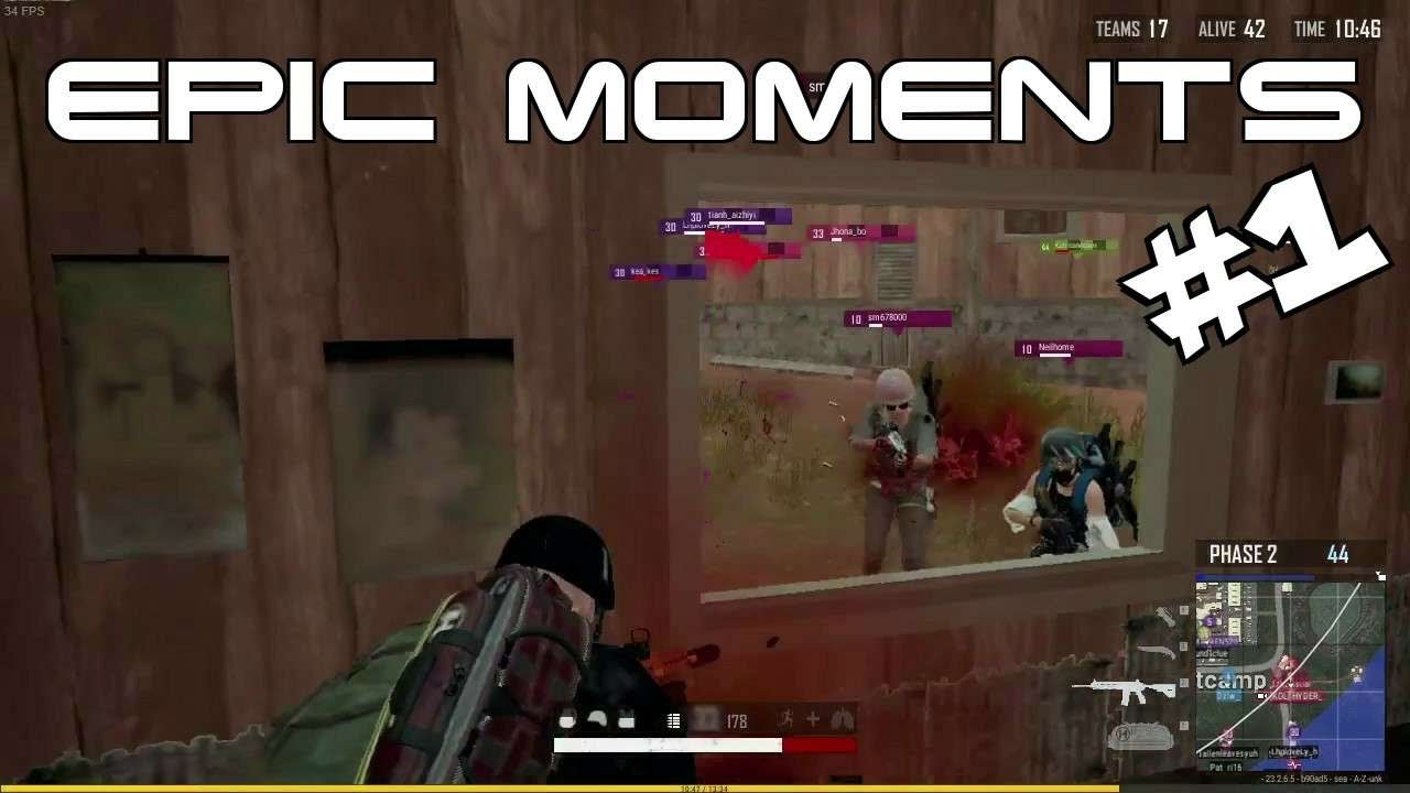 PUBG EPIC MOMENTS #1 | PUBG: Battlegrounds