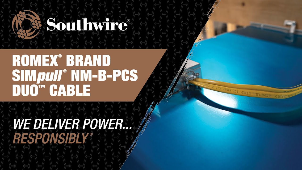 Romex® Brand SIMpull® NM B PCS Duo™ Cable