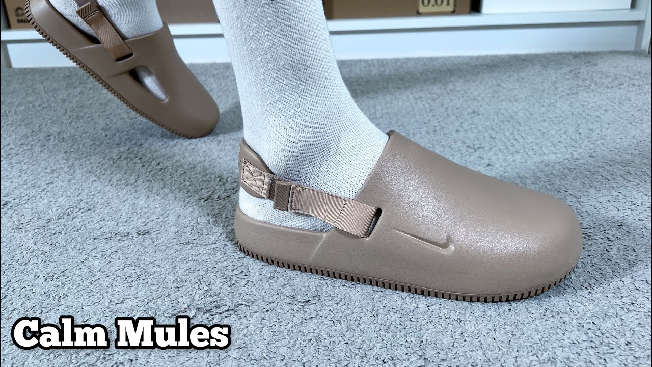 Обзор кроссовок Nike Calm Mules и пешие прогулки