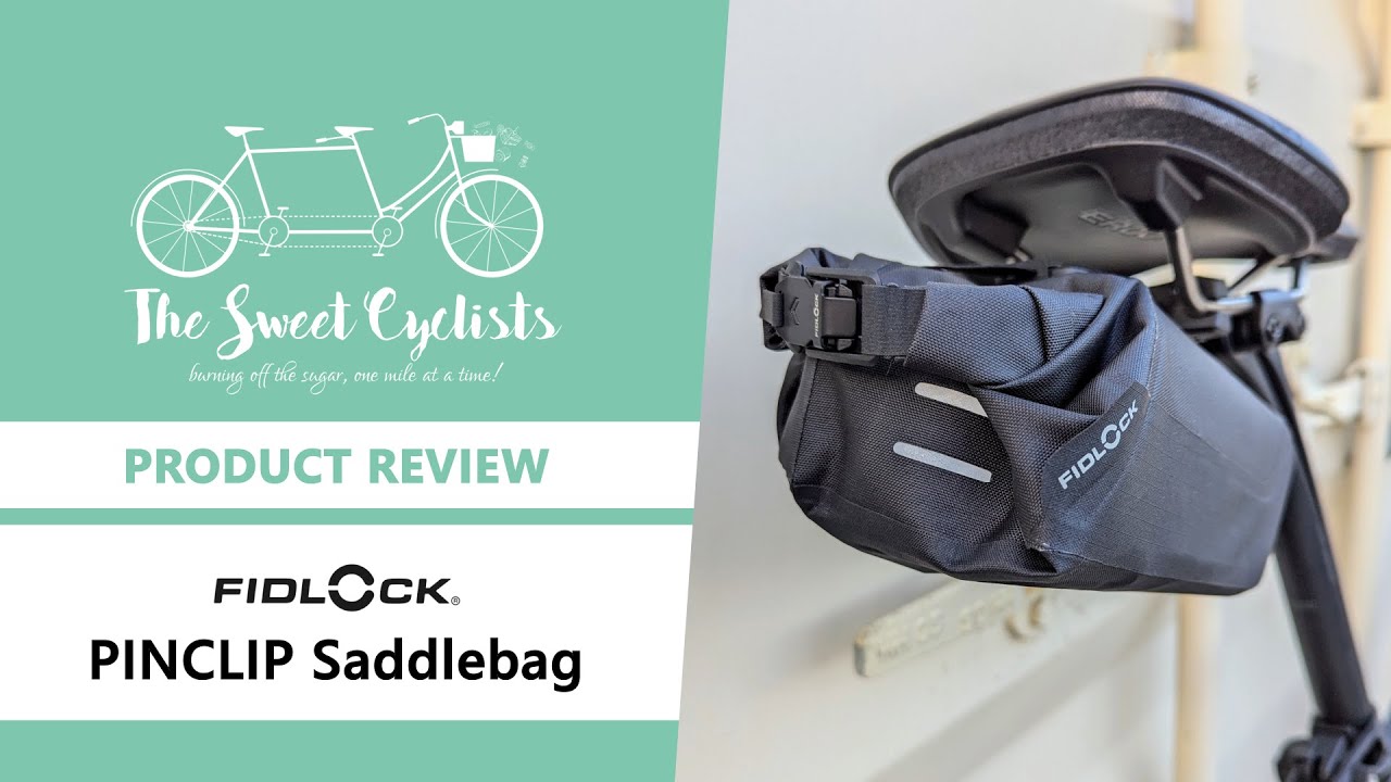 FIDLOCK PINCLIP Magnetic Bike Waterproof Saddlebag Review - feat. Magnetic Clasp + 700mL Capacity