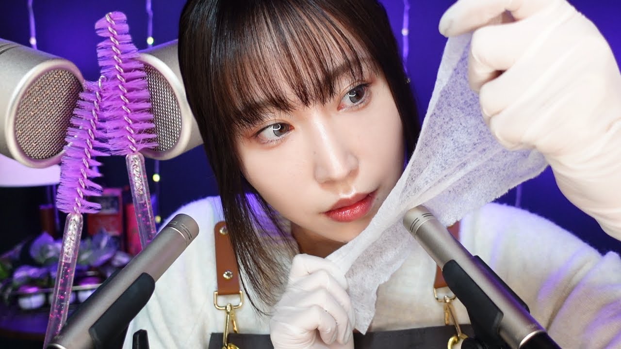 【ASMR】頭の中のストレス掃除✨脳がスッキリするゾクゾクトリガー【No mouth sounds】