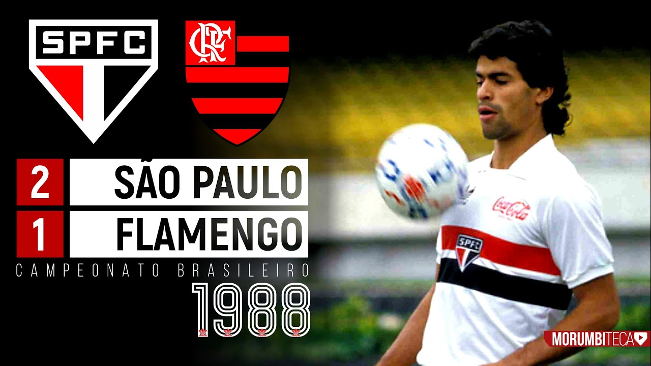 São Paulo 2x1 Flamengo - 1988 - RAÍ x ZICO, CILINHO x TELÊ, NO DUELO DE ÍCONES, DEU TRICOLOR!!
