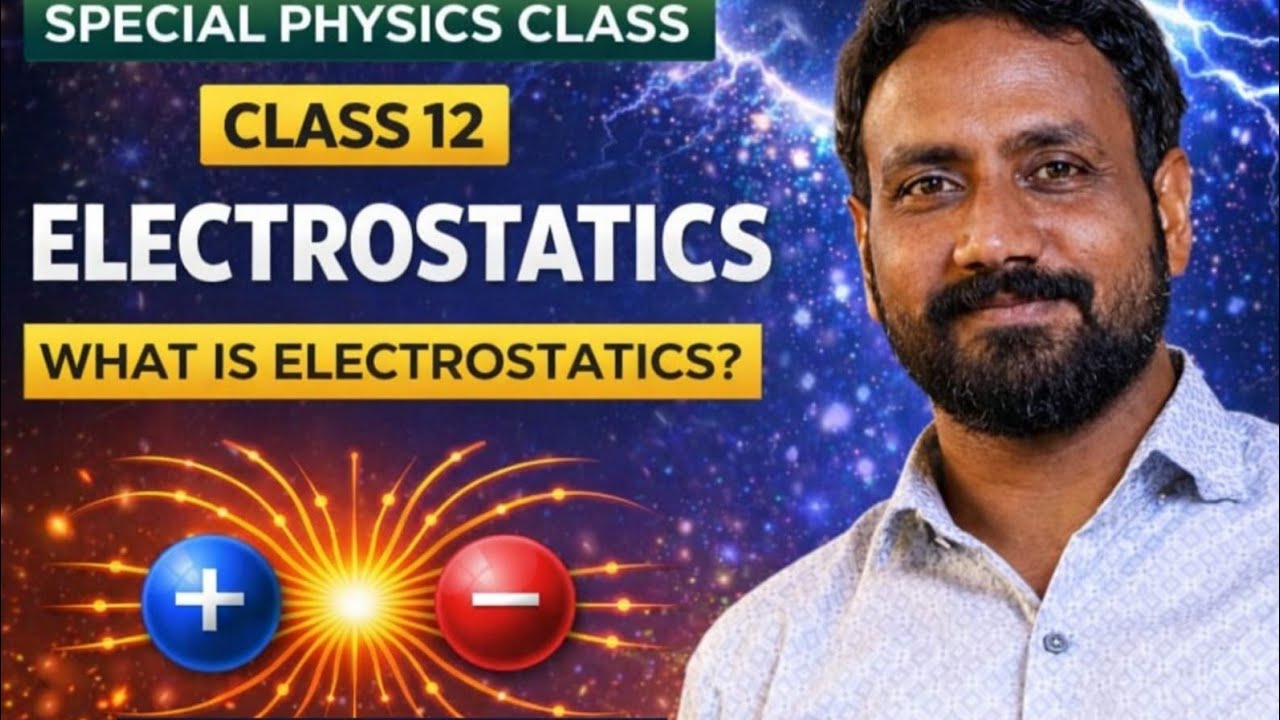 Electrostatics lecture 5 Electric field due to dipole at any point and torque by dipole