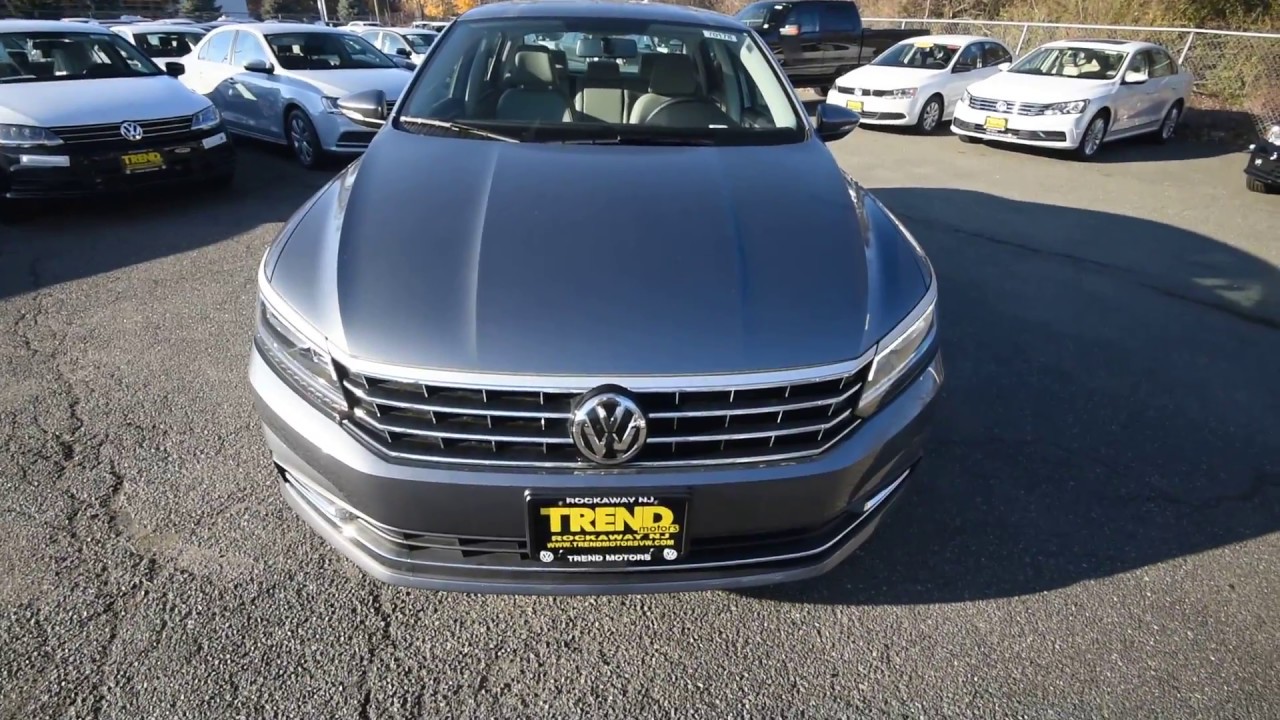 BRAND NEW 2017 Volkswagen Passat 1.8T SE WALK-AROUND at Trend Motors VW in Rockaway, NJ