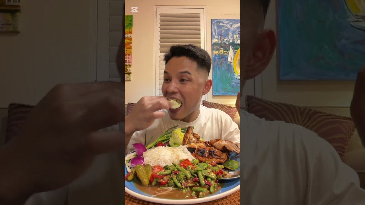 EP42 ตำถั่วขนมจีนไก่ย่าง
