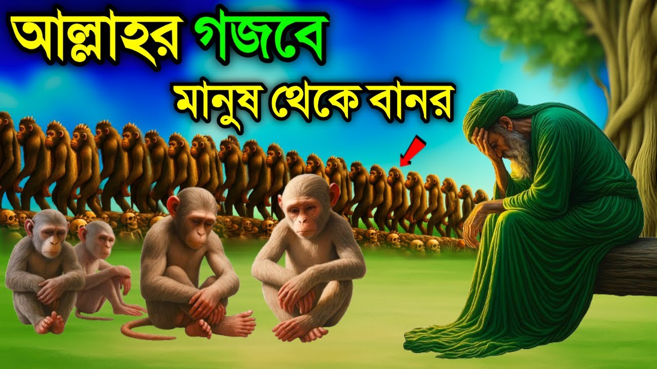 যে কারনে বনি ইসরাইলেরা মানুষ থেকে বানরে পরিণত হয়েছিল। ইসলামিক কাহিনী। story of bani israel