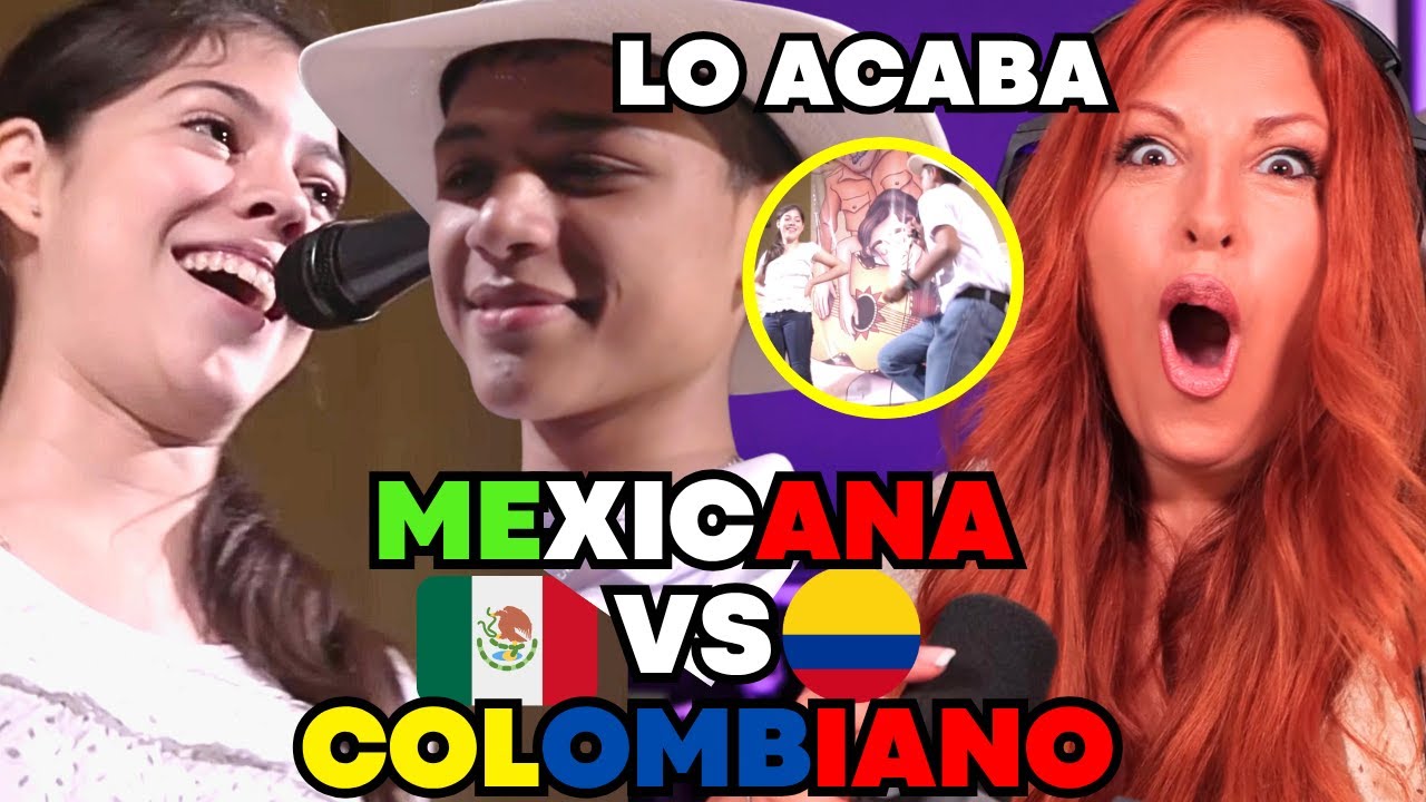 Niña Mexicana HACE TEMBLAR a Joven Colombiano en Duelo musical