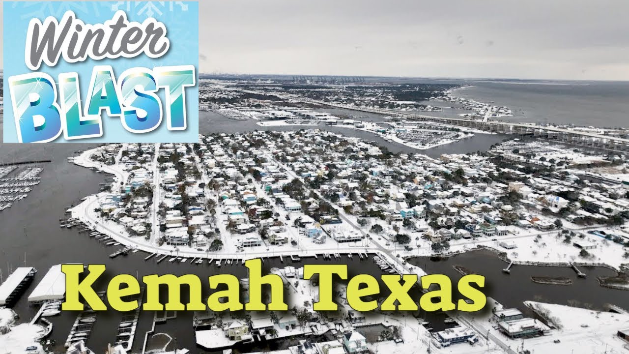 Rare Snowfall in, Texas: Winter Blast Takes Over the Gulf Coast!