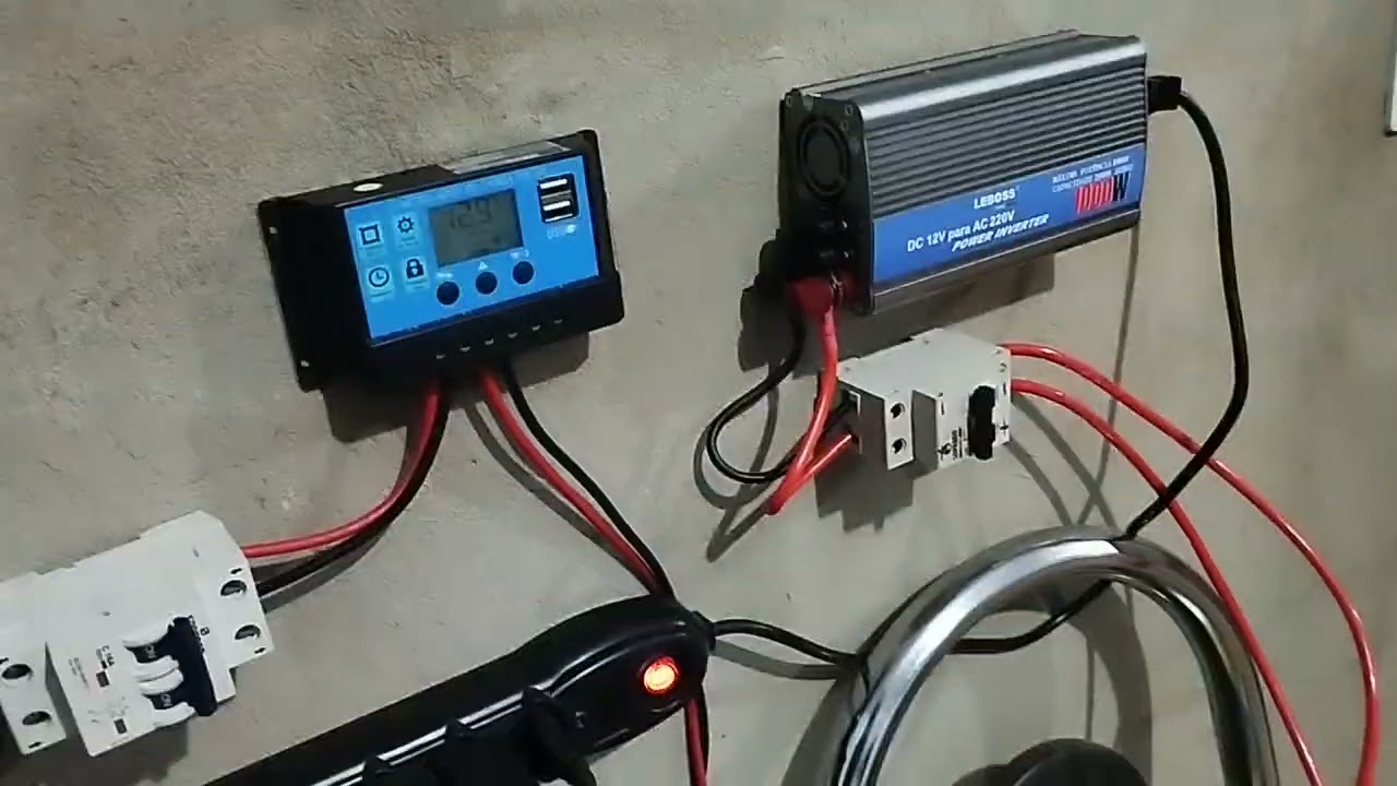 Sistema Solar com Bateria de 150 Amperes.