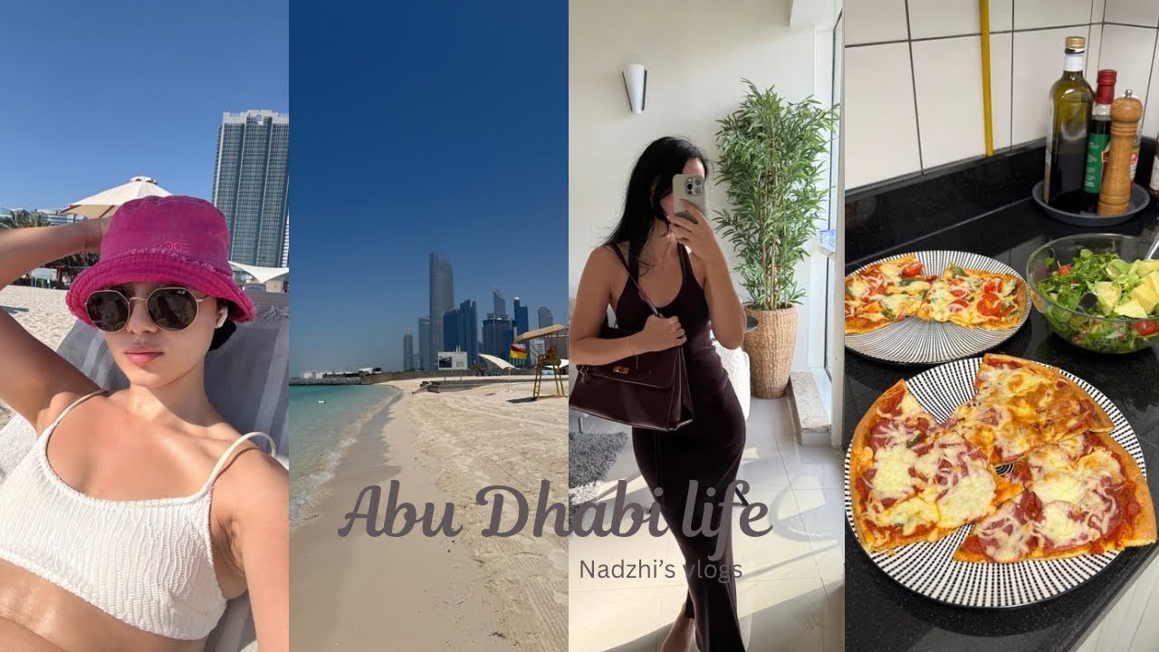 Abu Dhabi life vlog | healthy meals | Corniche beach | Charles and Keith bag |  spring shopping haul