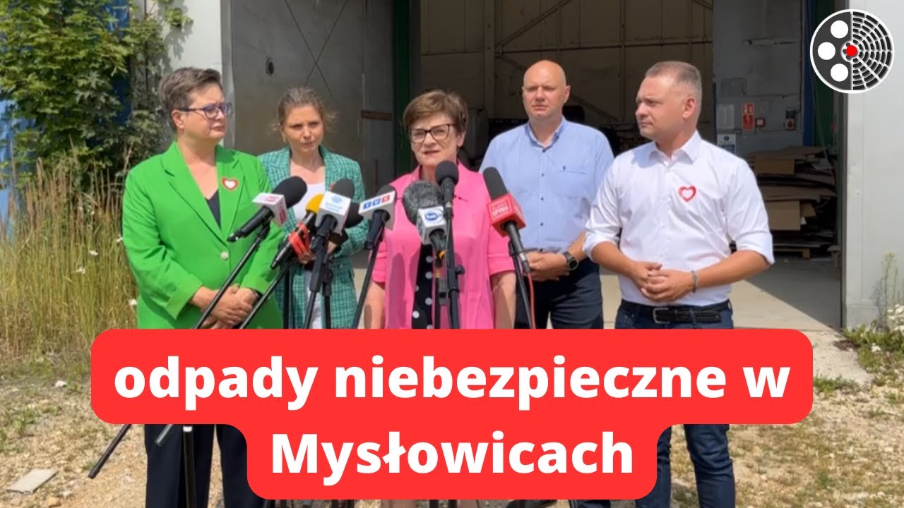 [KO]: Nielegalne składowisko odpad&oacute;w niebezpiecznych w Mysłowicach.