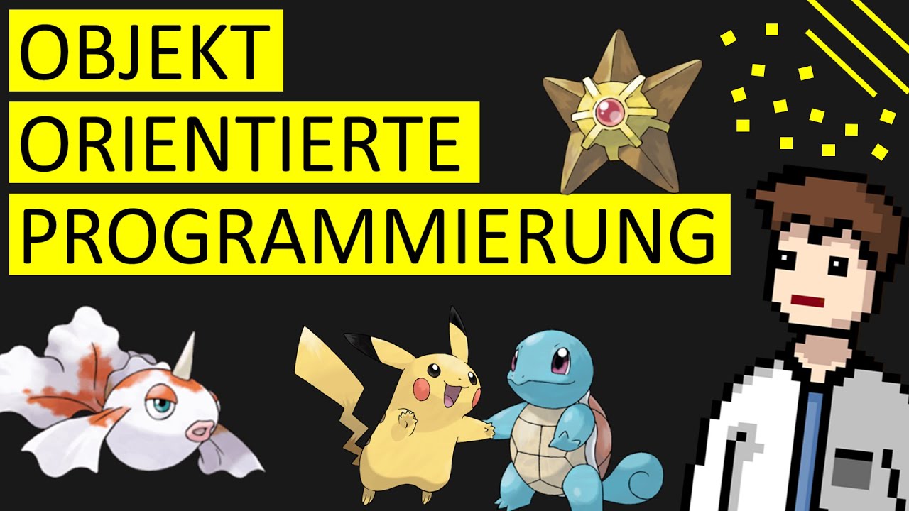 Was ist OBJEKTORIENTIERTE PROGRAMMIERUNG? (Mit Pokémon erklärt) | #Programmierung