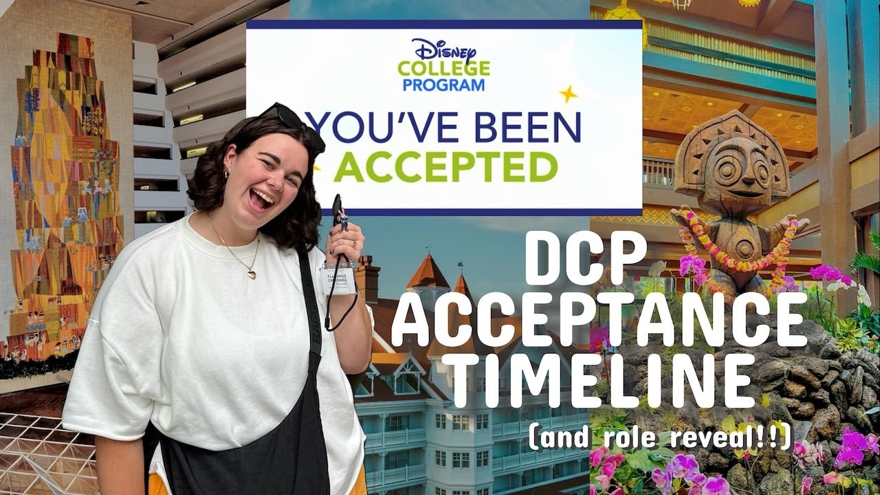 disney college program acceptance timeline & role reveal!! || fall 2025 dcp