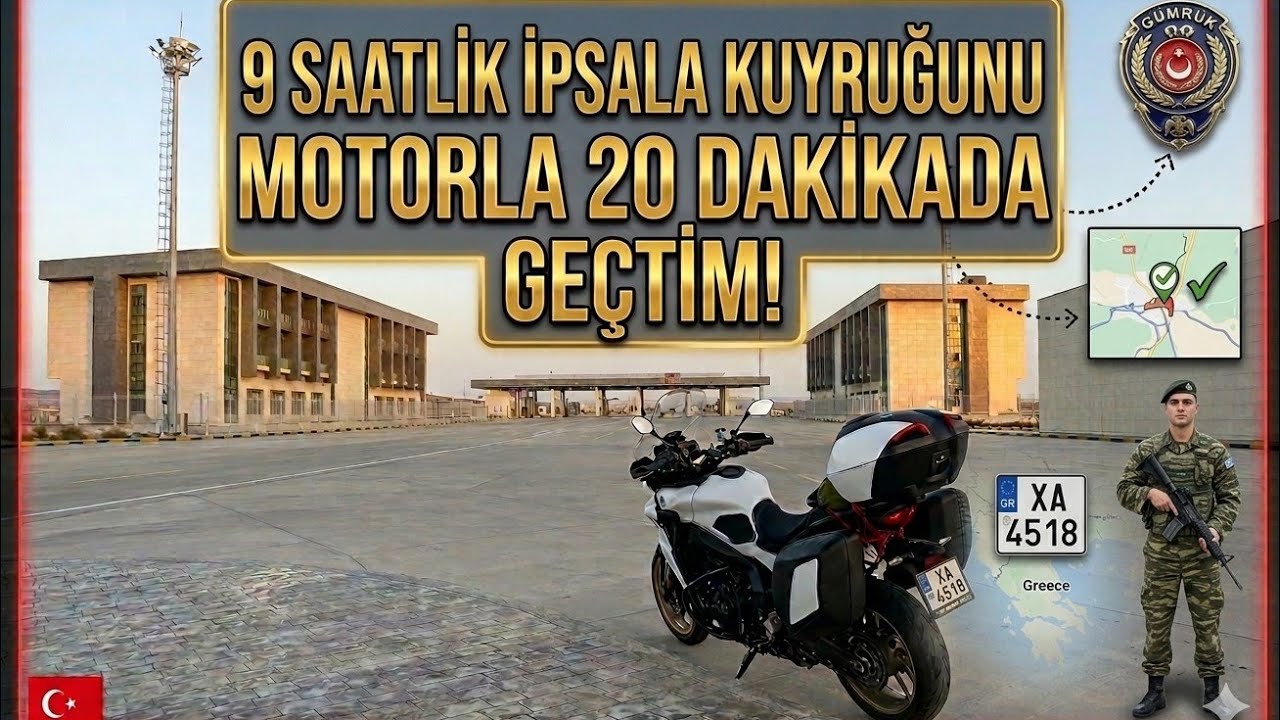 Komşuya Gittim Geleceğim /Motorla Sınırı Geçmek Çok Kolay