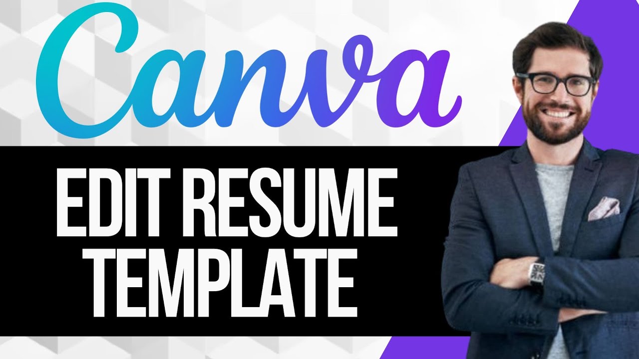 Как редактировать шаблон резюме на Canva