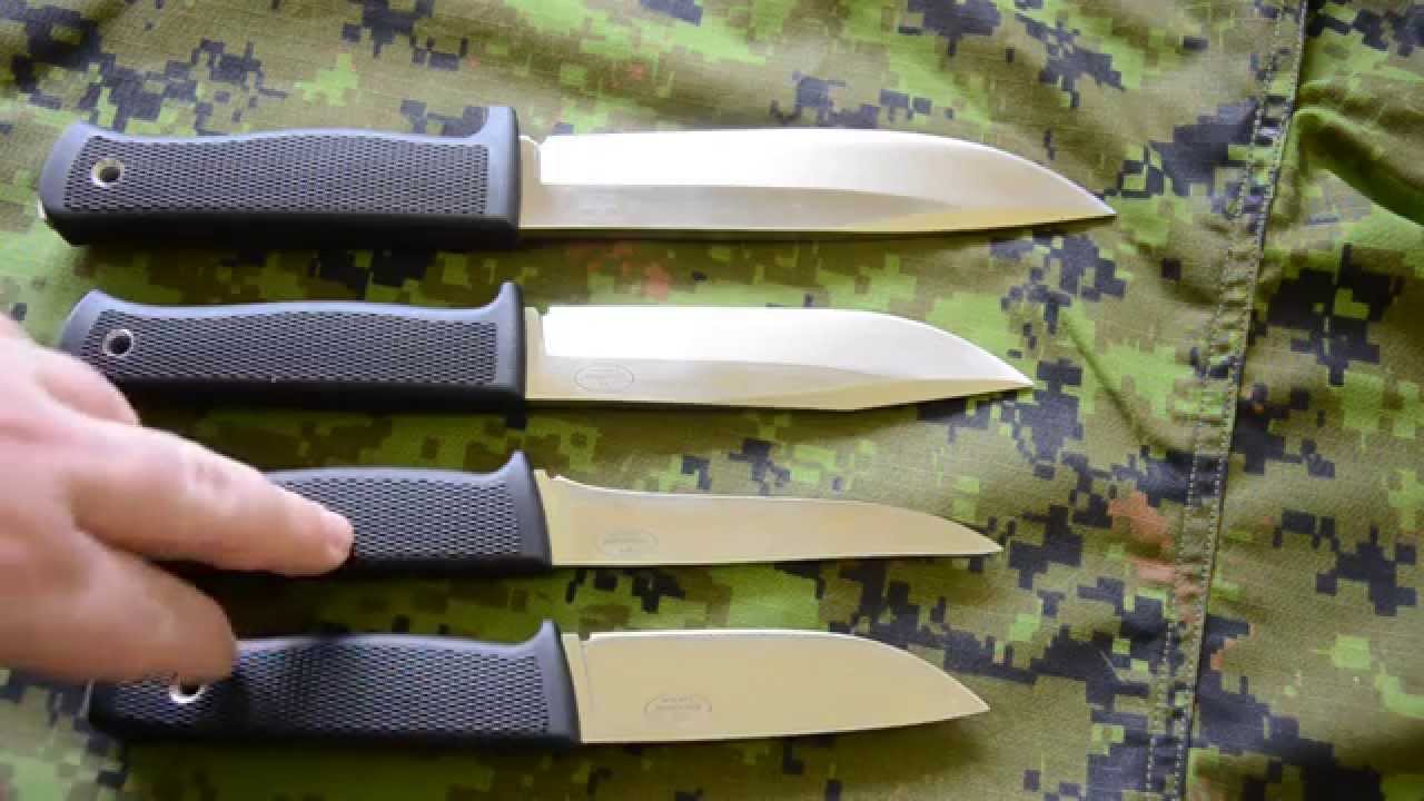 Fallkniven velkostne porovnanie