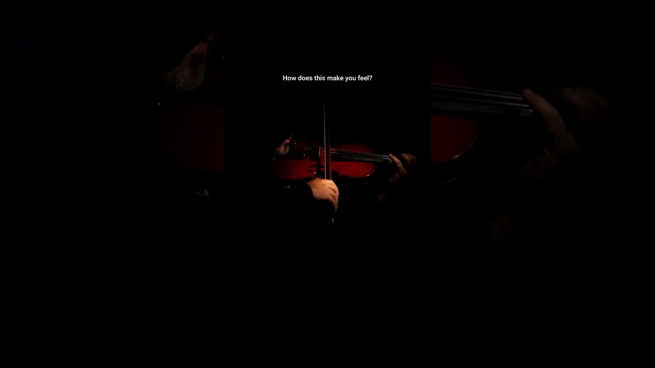 What do you feel? &ndash; Interstellar Violin #violin #cosmic