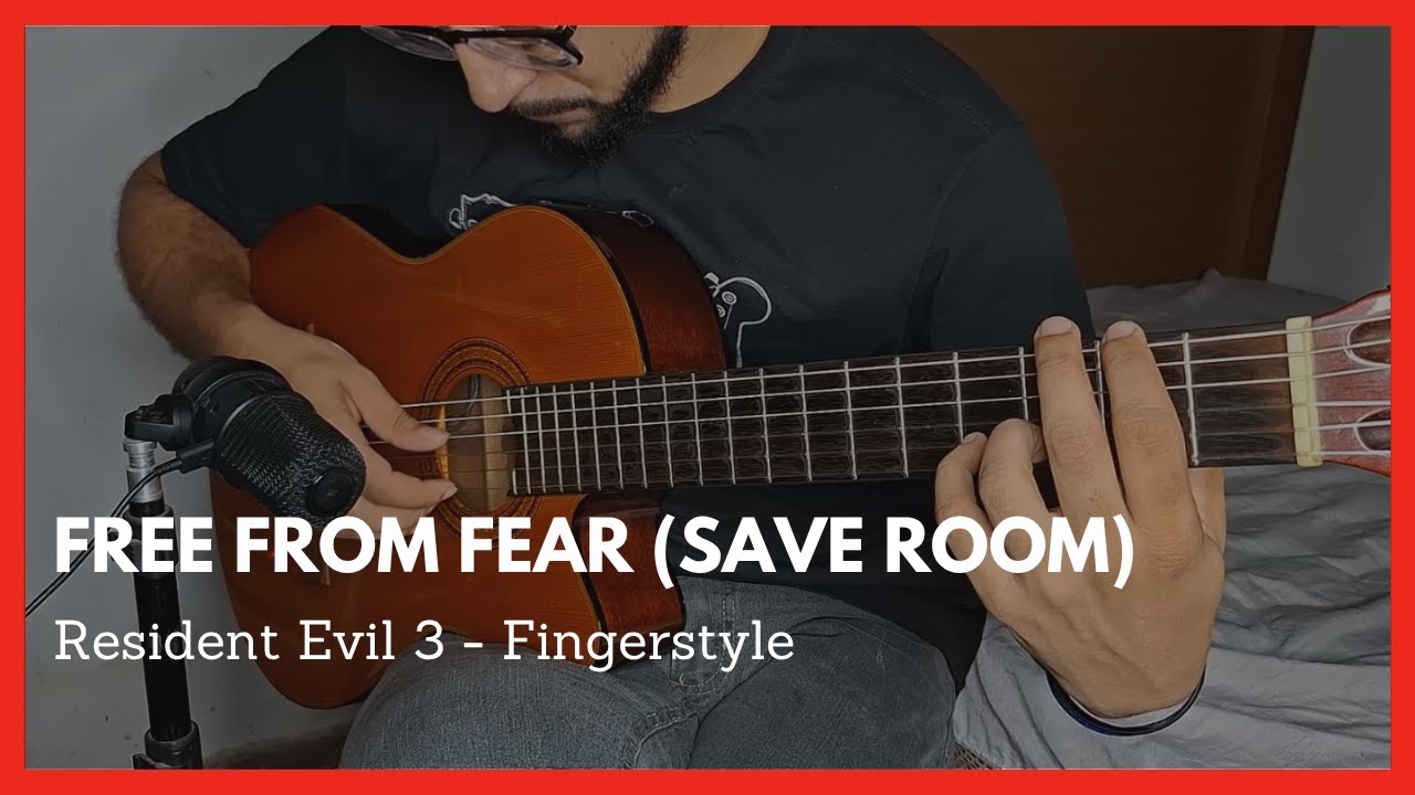 Resident Evil 3 - Free From Fear "Save Room" | Fingerstyle Acoustic Guitar + Tabs (Lucas Liberato)