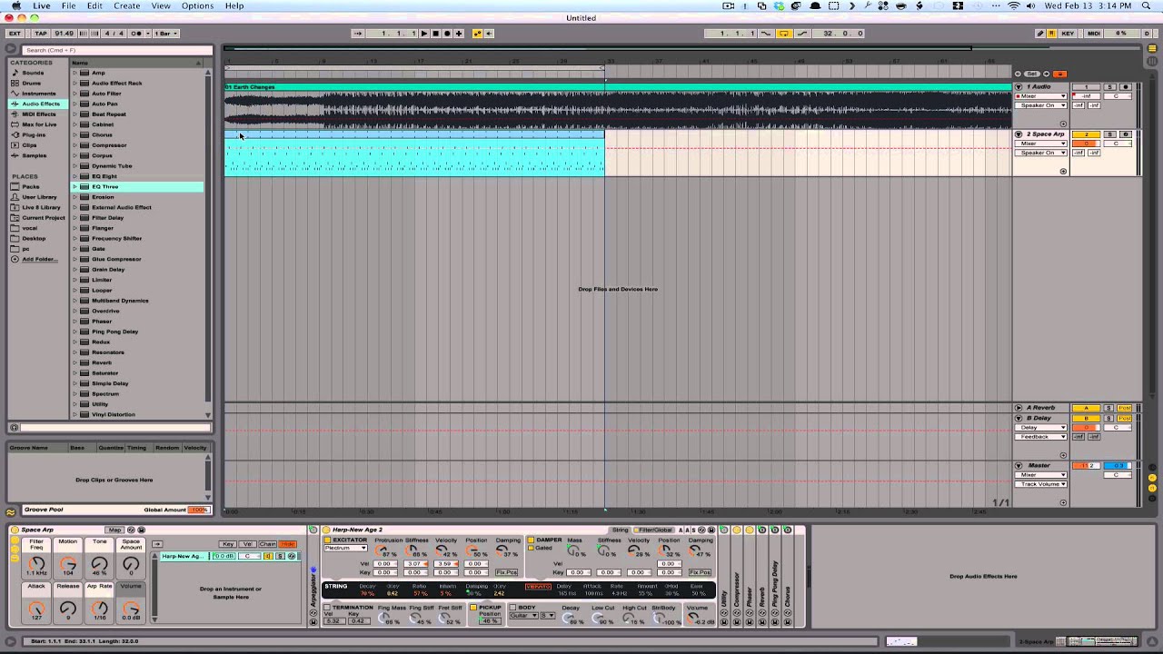 Ableton Tutorial: Volume, Automation & Parameter edits