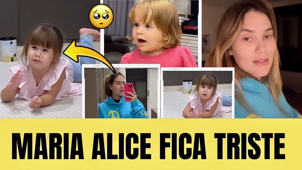 MARIA ALICE CHORA DE TRISTEZA E VIRGÍNIA DESABAFA😱