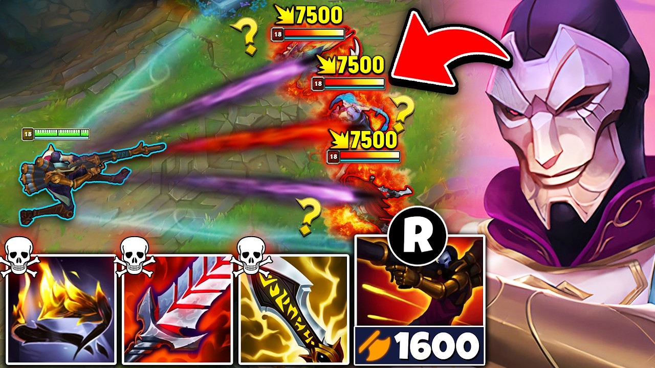 I BROKE THE AD WORLD RECORD ON JHIN! (1600 AD = YOU DIE IN ONE SHOT)