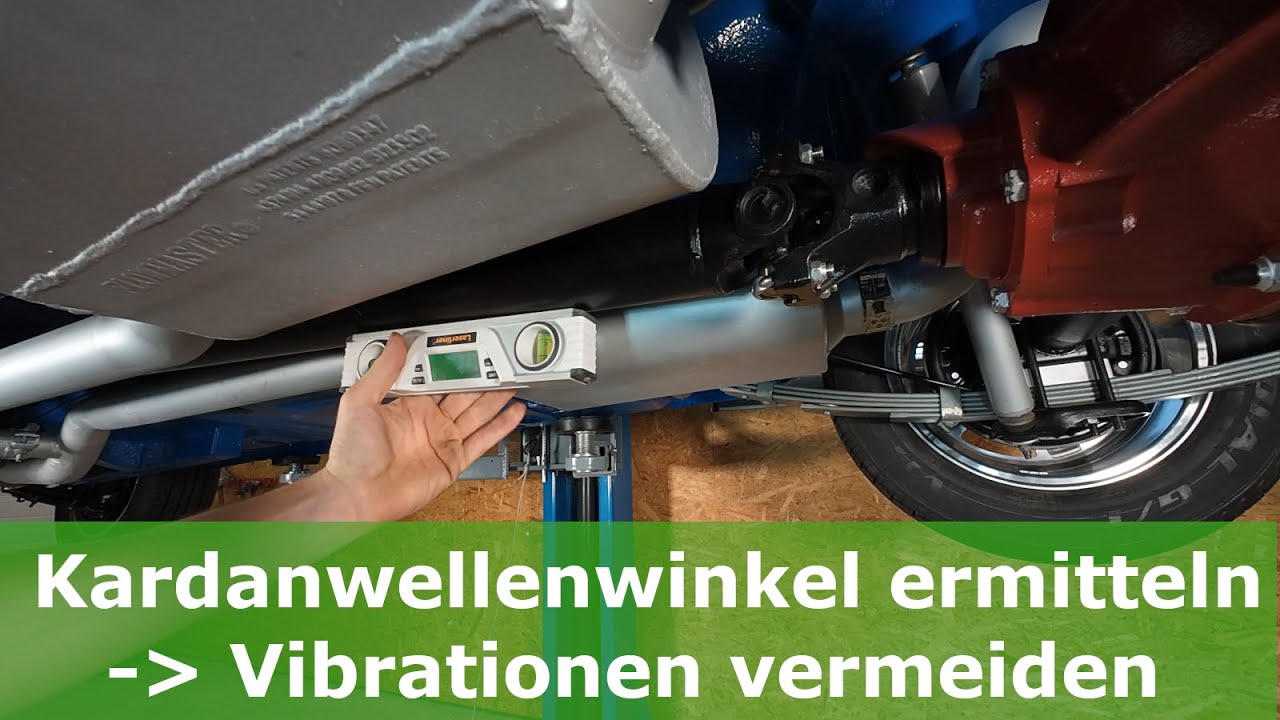 Kardanwellenwinkel vermessen und korrigieren / Driveshaft Angle | Ford Mustang