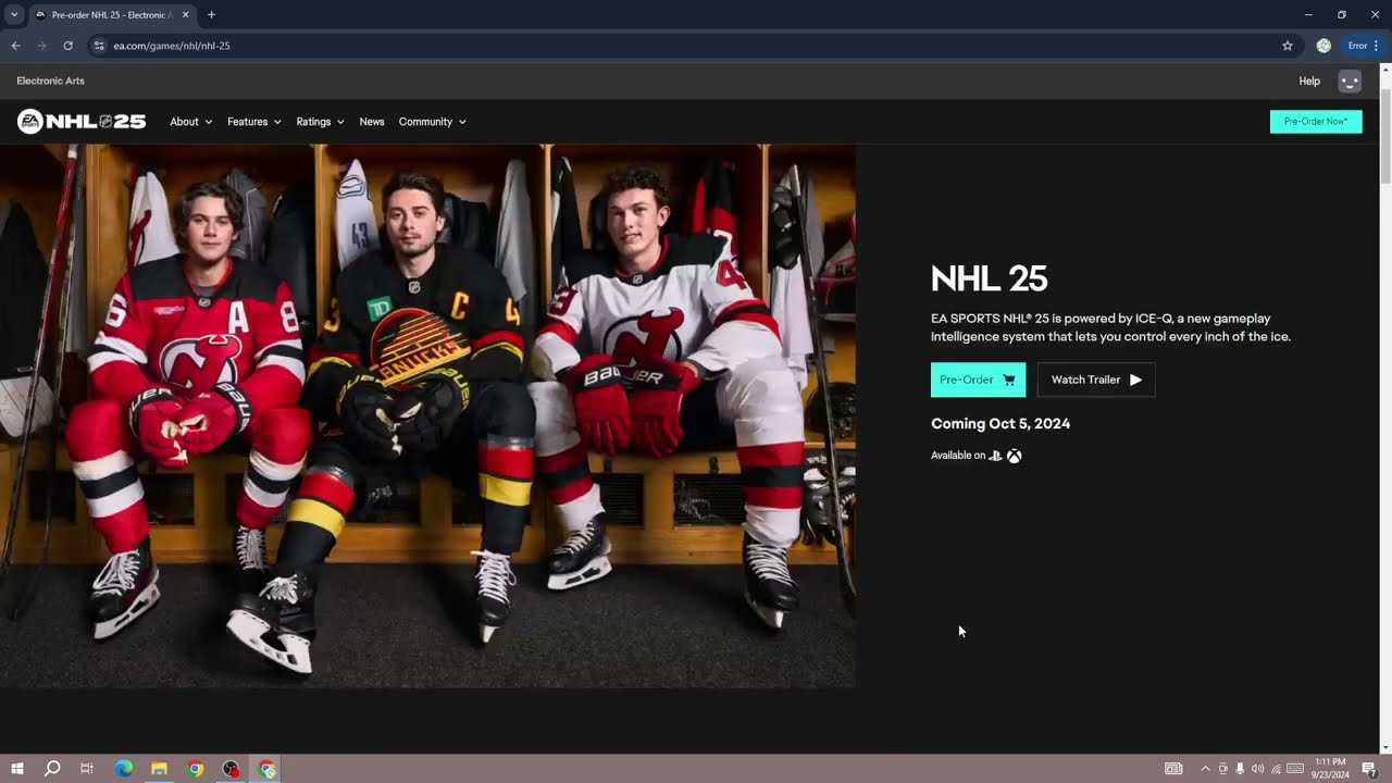 Release Date of NHL 25