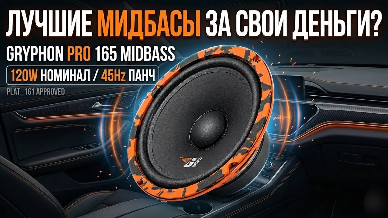 ЛУЧШИЕ МИДБАСЫ ЗА СВОИ ДЕНЬГИ?? DL AUDIO GRYPHON PRO 165 MIDBASS