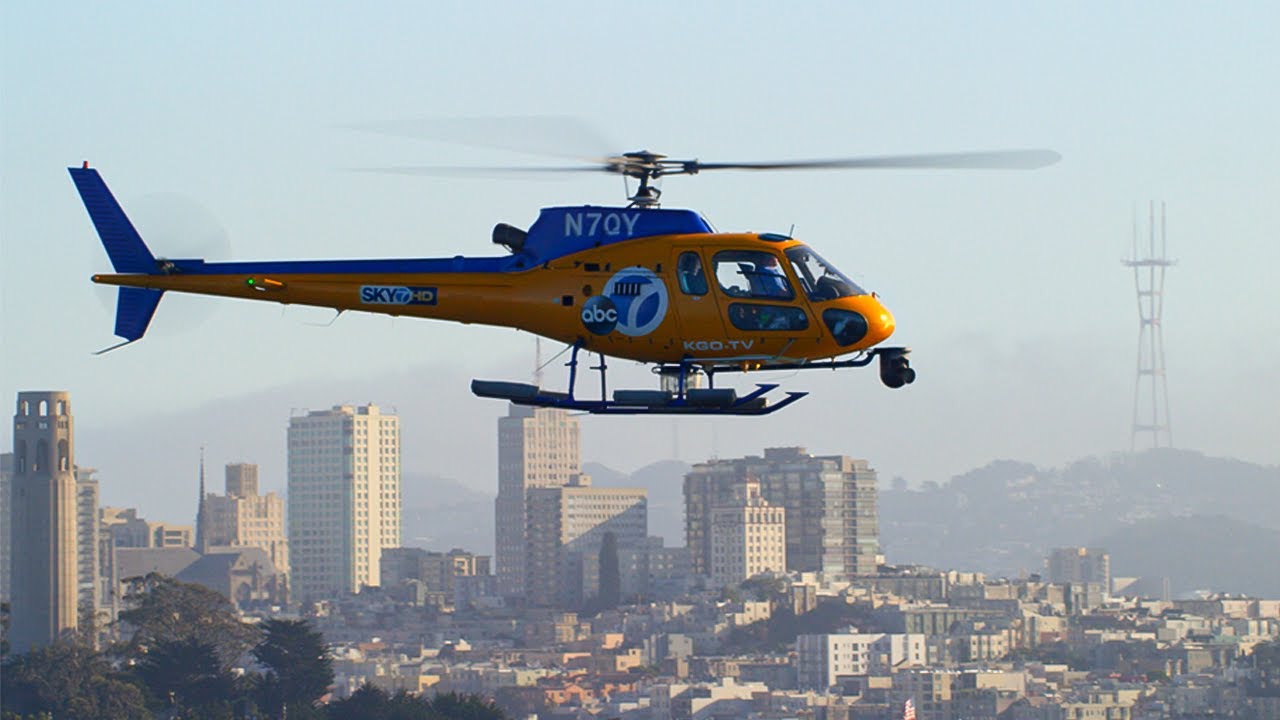 SKY7 flies over San Francisco Bay Area