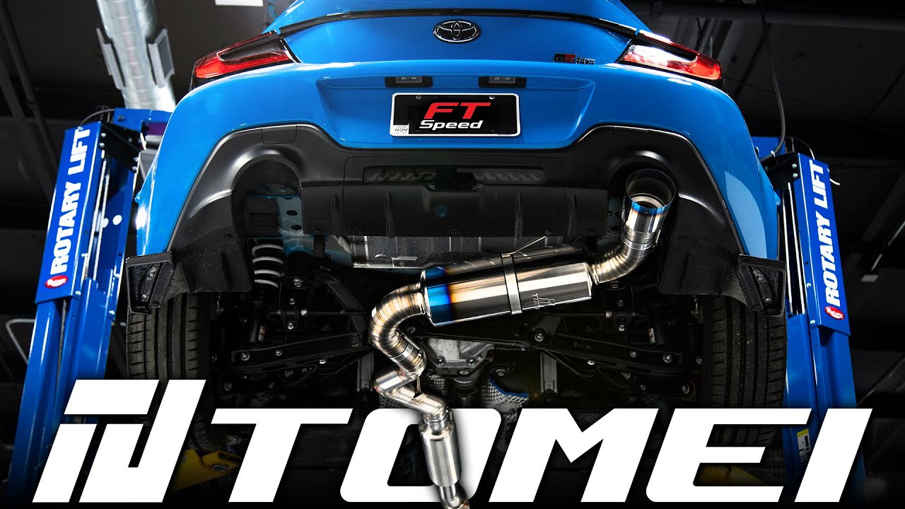 Выхлопная система Tomei Titanium V2 Single Exhaust — Toyota GR86 / Subaru BRZ (2022+)