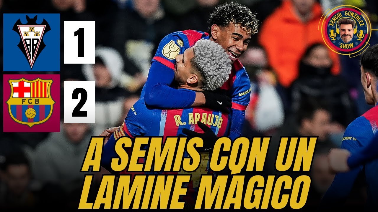 POST PARTIDO 🔵🔴 ALBACETE 1-2 BARÇA. A SEMIFINALES DE LA COPA DEL REY DE LA MANO DE LA JOYA LAMINE.