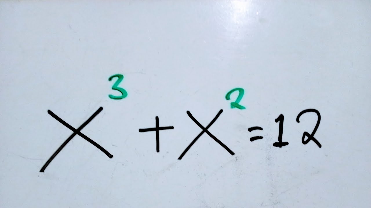 Mathematics | third degree Equation