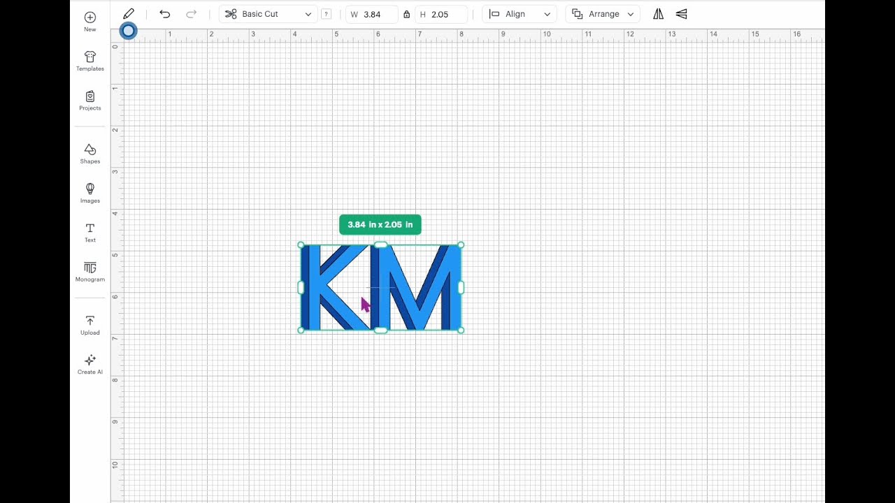Make 3D Text In Design Space with layers